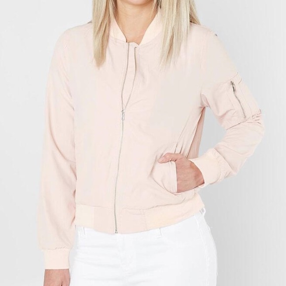 Buckle Jackets & Blazers - Never worn light pink/peach windbreaker